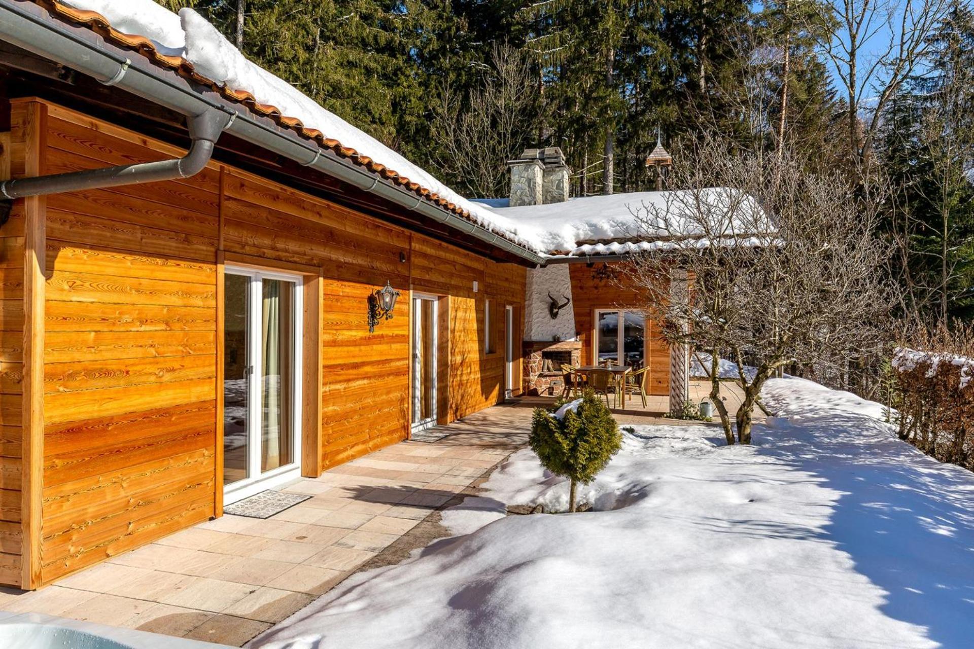 Luxus Ferienhaus Salzburg Chalet Mit Pool, Sauna, Whirlpool, Kamin Grossgmain Eksteriør billede